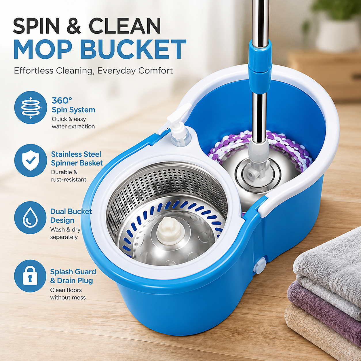 360° Spin Mop Set