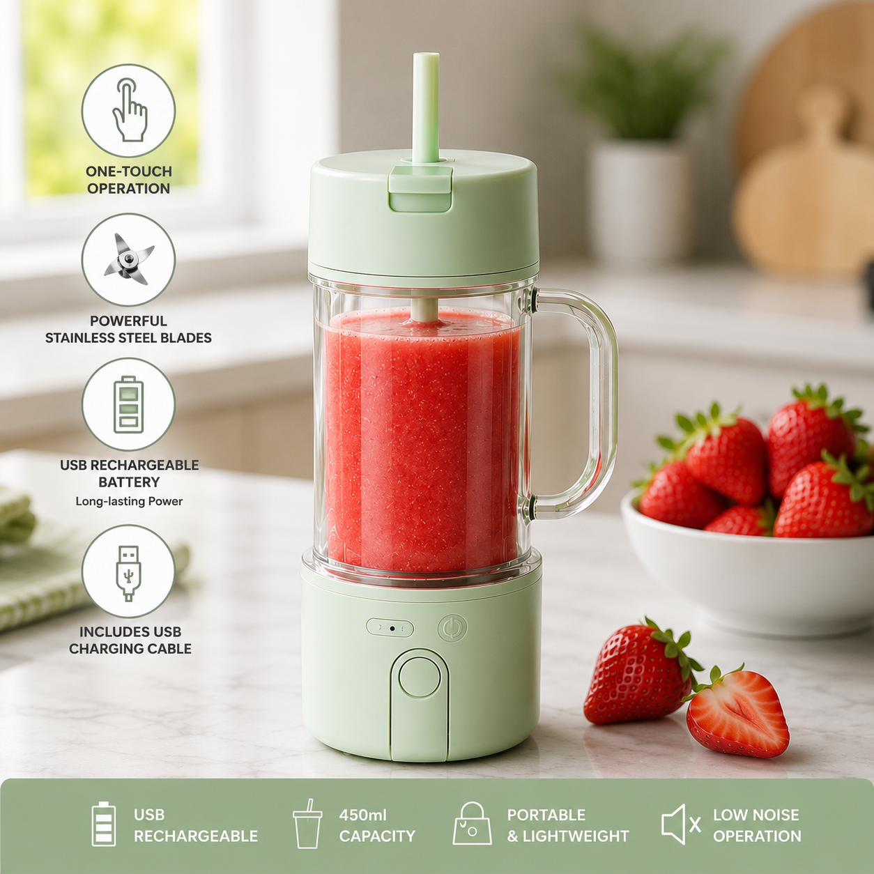 Rechargeable Mini Juicer