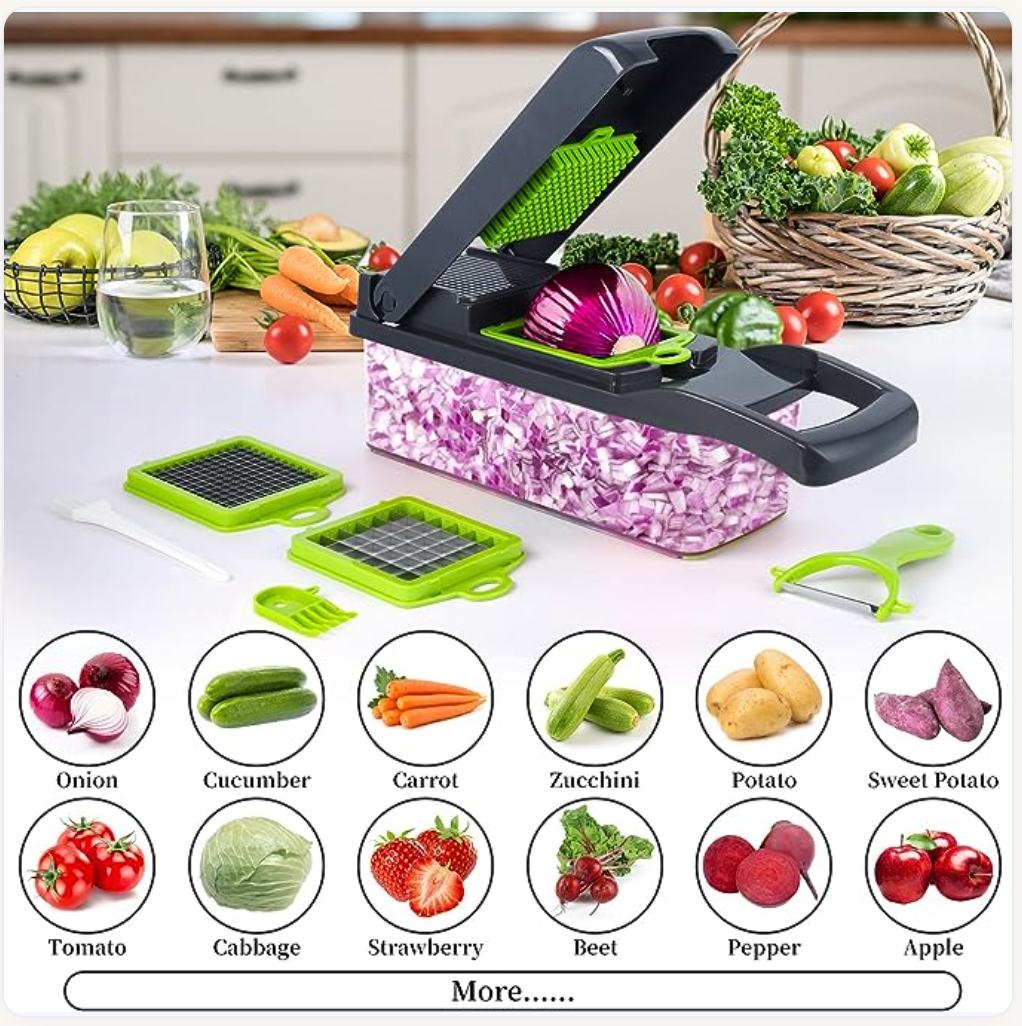 Vegetable Cutter Chopper and Slicer